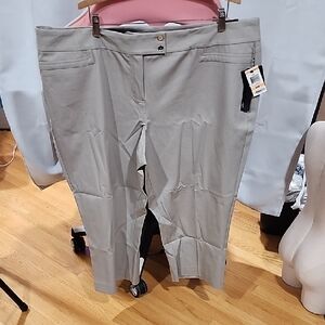 Alfani Womens Light Gray Chinos